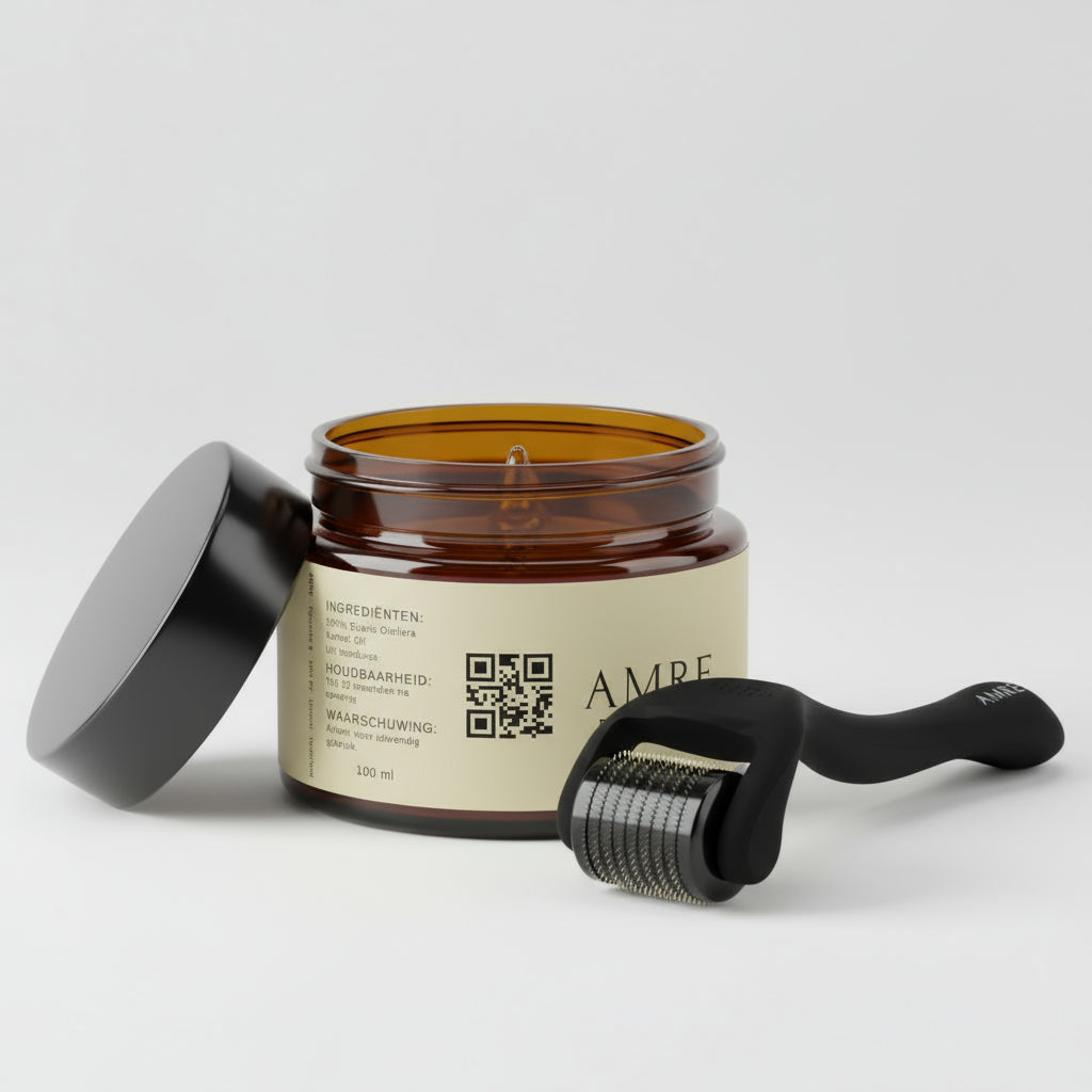 Combiset - 1x Batana Olie 100% Puur - 1x Dermaroller